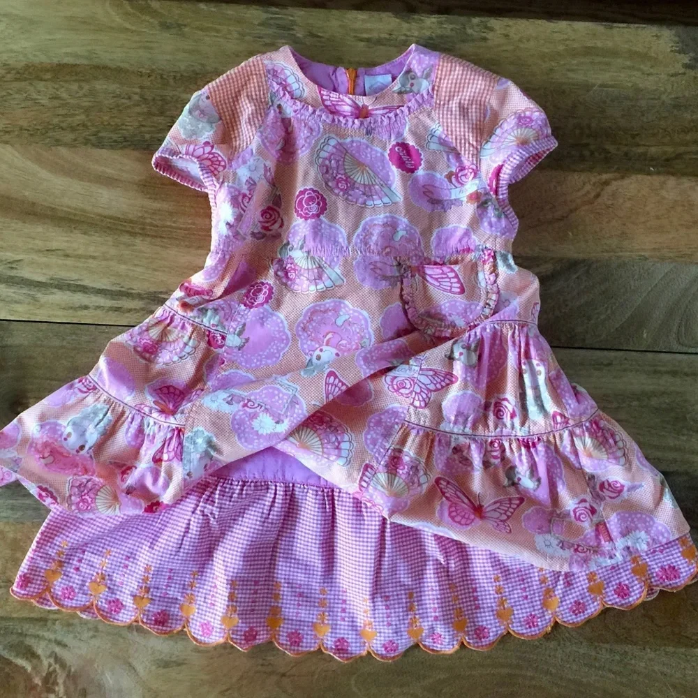 Oilily cotton dress size 98 US 3